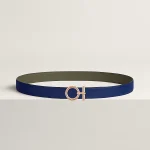 Flot belt buckle & Reversible leather strap 24 mm